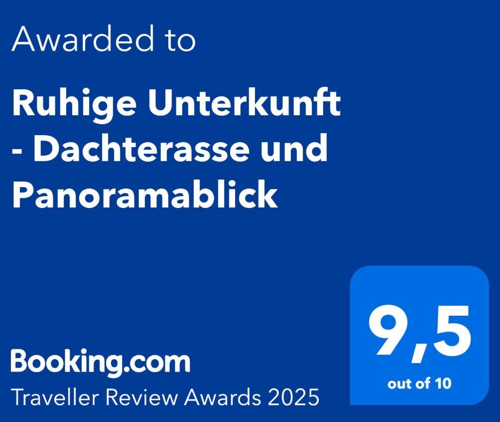 Ruhige Unterkunft - Dachterasse Und Panoramablick Warstein Luaran gambar